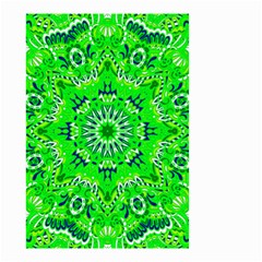 Mandala Flowers   Small Garden Flag (two Sides)