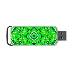 Mandala Flowers   Portable Usb Flash (two Sides)