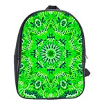 Mandala Flowers   School Bag (XL) Front