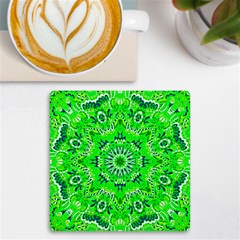 Mandala Flowers   Uv Print Square Tile Coaster 