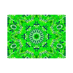 Mandala Flowers   Premium Plush Fleece Blanket (mini)