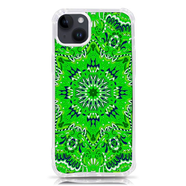 Mandala Flowers   iPhone 14 Plus TPU UV Print Case