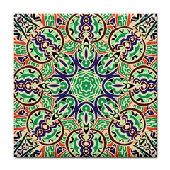 Cold Colors Mandala   Tile Coaster by ConteMonfrey