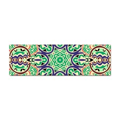 Cold Colors Mandala   Sticker (bumper) by ConteMonfrey