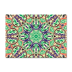 Cold Colors Mandala   Sticker A4 (10 Pack)