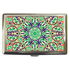 Cold Colors Mandala   Cigarette Money Case by ConteMonfrey