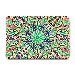 Cold Colors Mandala   Small Doormat by ConteMonfrey