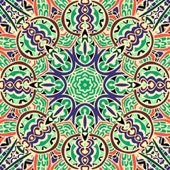 Cold Colors Mandala   Play Mat (square) by ConteMonfrey