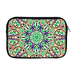 Cold Colors Mandala   Apple Macbook Pro 17  Zipper Case by ConteMonfrey