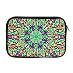 Cold Colors Mandala   Apple MacBook Pro 17  Zipper Case Front