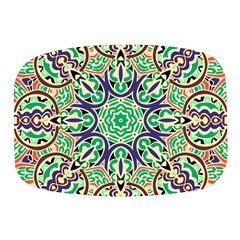 Cold Colors Mandala   Mini Square Pill Box