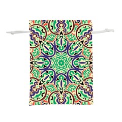 Cold Colors Mandala   Lightweight Drawstring Pouch (m)