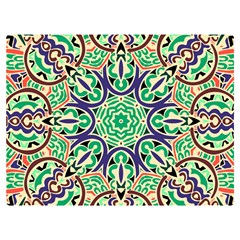 Cold Colors Mandala   Two Sides Premium Plush Fleece Blanket (baby Size)