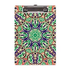 Cold Colors Mandala   A5 Acrylic Clipboard