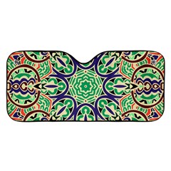 Cold Colors Mandala   Car Windshield Sunshade