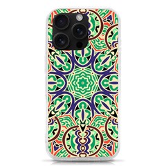 Cold Colors Mandala   Iphone 16 Pro Tpu Uv Print Case