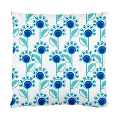 Blue Daisy Minimalist Leaves   Standard Cushion Case (one Side)