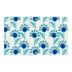 Blue Daisy Minimalist Leaves   Banner And Sign 5  X 3 