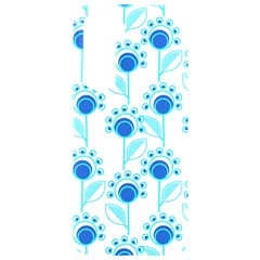 Blue Daisy Minimalist Leaves   Samsung Galaxy S24 Plus 6 7 Inch Black Tpu Uv Case