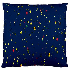 Christmas Sky Happy Large Cushion Case (two Sides) by Dutashop