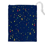 Christmas Sky Happy Drawstring Pouch (5XL) Front