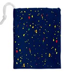 Christmas Sky Happy Drawstring Pouch (5XL) Back