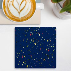 Christmas Sky Happy Uv Print Square Tile Coaster 