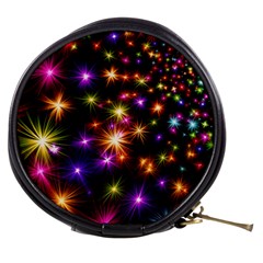 Star Colorful Christmas Abstract Mini Makeup Bag