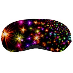 Star Colorful Christmas Abstract Sleep Mask