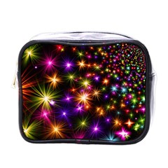 Star Colorful Christmas Abstract Mini Toiletries Bag (one Side)