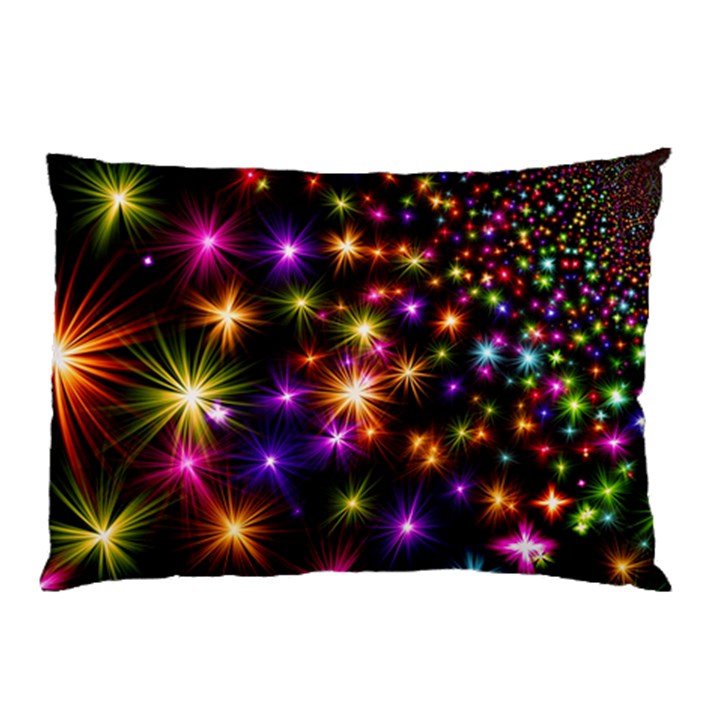 Star Colorful Christmas Abstract Pillow Case (Two Sides)