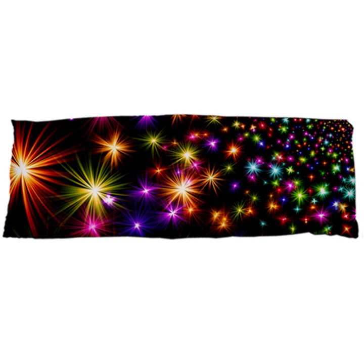 Star Colorful Christmas Abstract 21 x60  Body Pillow Case Dakimakura (Two Sides)