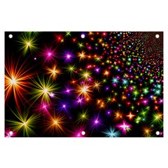 Star Colorful Christmas Abstract Banner And Sign 6  X 4 