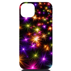 Star Colorful Christmas Abstract Iphone 14 Plus Black Uv Print Pc Hardshell Case