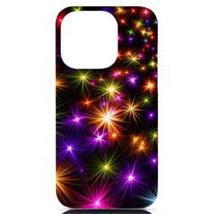 Star Colorful Christmas Abstract Iphone 14 Pro Black Uv Print Pc Hardshell Case