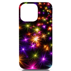 Star Colorful Christmas Abstract Iphone 14 Pro Max Black Uv Print Pc Hardshell Case