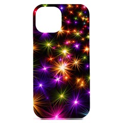 Star Colorful Christmas Abstract Iphone 15 Plus Black Uv Print Pc Hardshell Case