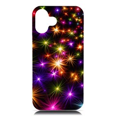 Star Colorful Christmas Abstract Iphone 16 Plus Black Uv Print Pc Hardshell Case