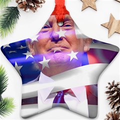 Donald Trump Flag Ornament (star)