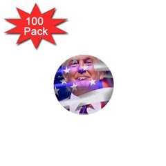 Donald Trump Flag 1  Mini Buttons (100 Pack)  by vintagetrump