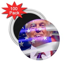 Donald Trump Flag 2 25  Magnets (100 Pack)  by vintagetrump