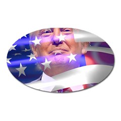 Donald Trump Flag Oval Magnet