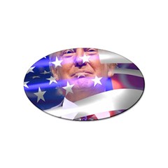 Donald Trump Flag Sticker Oval (100 Pack) by vintagetrump