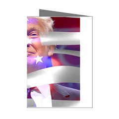 Donald Trump Flag Mini Greeting Cards (pkg Of 8)