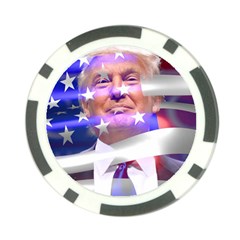 Donald Trump Flag Poker Chip Card Guard by vintagetrump