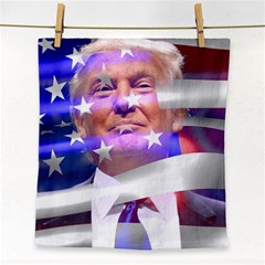 Donald Trump Flag Face Towel by vintagetrump