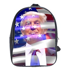 Donald Trump Flag School Bag (large) by vintagetrump