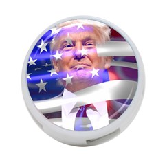 Donald Trump Flag 4-port Usb Hub (one Side)