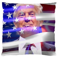 Donald-flag-trump Standard Premium Plush Fleece Cushion Case (two Sides)