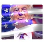 Donald Trump Flag Two Sides Premium Plush Fleece Blanket (Kids Size) 50 x40  Blanket Front